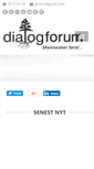 Mobile Screenshot of dialogin.dk