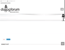 Tablet Screenshot of dialogin.dk